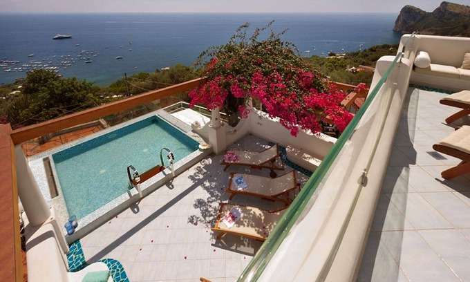 Nerano Villa | Luxury VILLA ARIADNE with private pool, jacuzzi, terrace and sea view