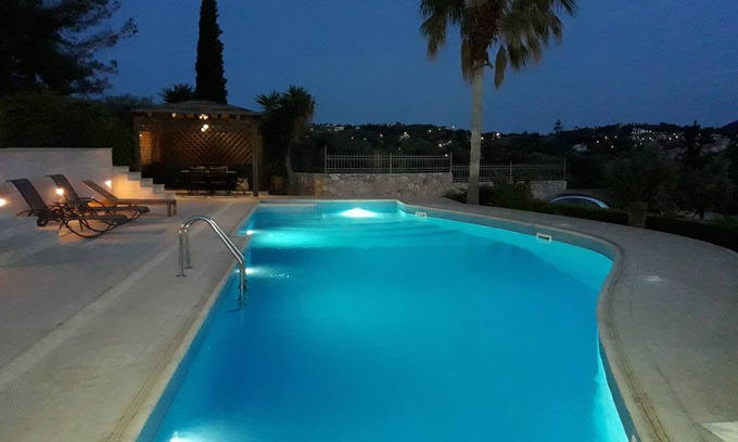 Metokhi Villa | Luxury Villa, Big Pool And Garden, Great View