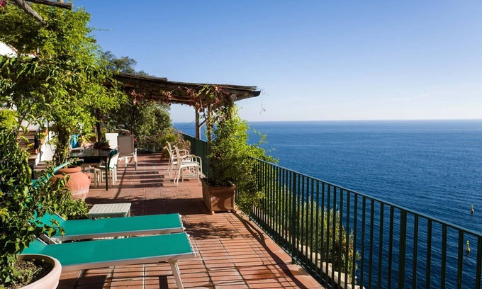 Pogerola Villa | Luxury villa, pool, sea access large terraces, stupendous views