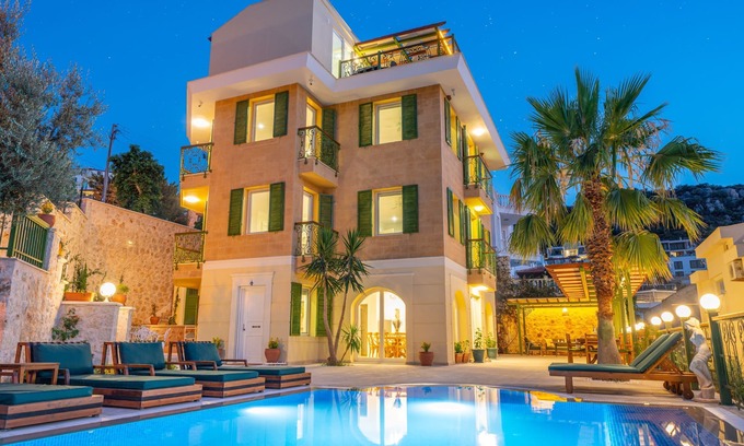 Kalkan Villa | Luxury Villa with Pool Near the Beach in Kalkan, Antalya- Sleeps up to 15 Guests