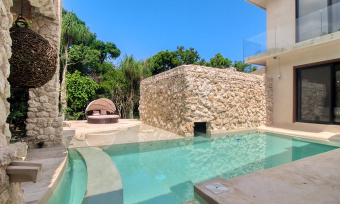 Akumal Villa | Luxury villa with private pool, huge patio, balcony, & AC - near beach/golf