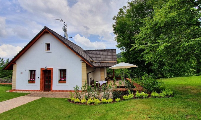Turnov House | Luxury with swimming pool in beautiful nature of Bohemian paradise