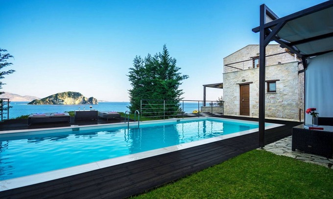 Marathias Villa | Luxury Zakynthos Villa | SeaViews |3-Bedroom Executive Villa with Private Pool.