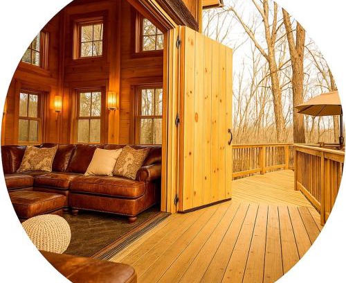 Stonewall House | Magical Family Tree House in Secluded Woodland near Germantown, Kentucky