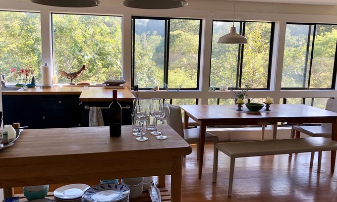 Aquinnah House | Magical House in the Trees with Water View - Secluded Area