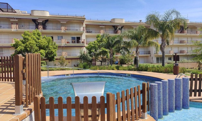 Sant Carles de la Rapita Apartment | Magnífico Atico en Residencia con Piscina Cerca del mar