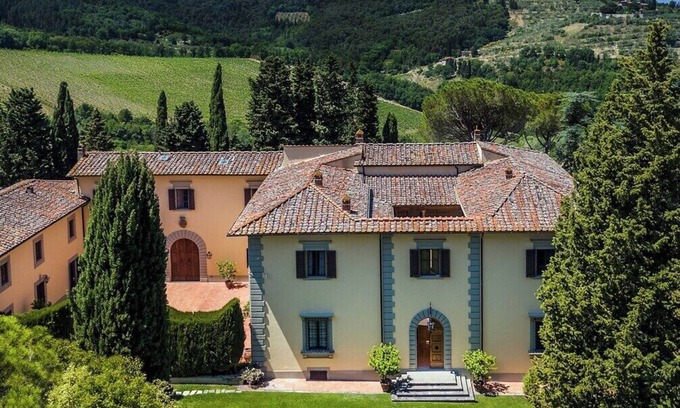 Montefioralle Villa | MAGNIFICENT 9BR VILLA WITH HEATED POOL & STUNNING VIEWS IN TOP CHIANTI LOCATION!