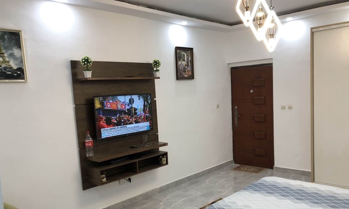 Deux Plateaux Apartment | Magnificent Studio at Cocody II Farandole Polyclinic Trays ENA