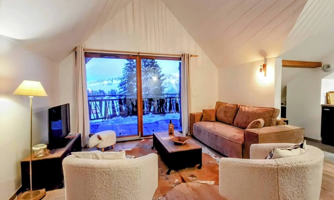 La Feclaz Condo | Magnifique appartement au pied des pistes - Le trelod