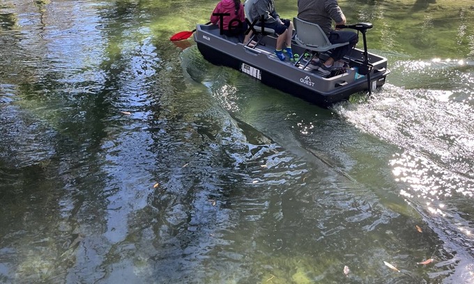 Weeki Wachee Gardens Villa | Main river home: Jon boat with trolling motor and hot tub!
