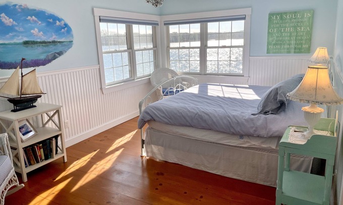 Newcastle Cottage | Maine Waterfront Cottage: Nestled on an acre of land, with 500ft of shore front