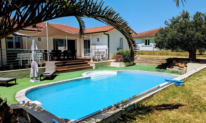 Saugnac-et-Cambran House | Maison 3 ch 1 Bureau 140 M2 Avec Piscine sur Saugnac et Cambran