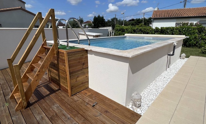 Villeneuve-sur-Lot House | Maison de Vacances Plain Pieds Avec Piscine et Climatisation