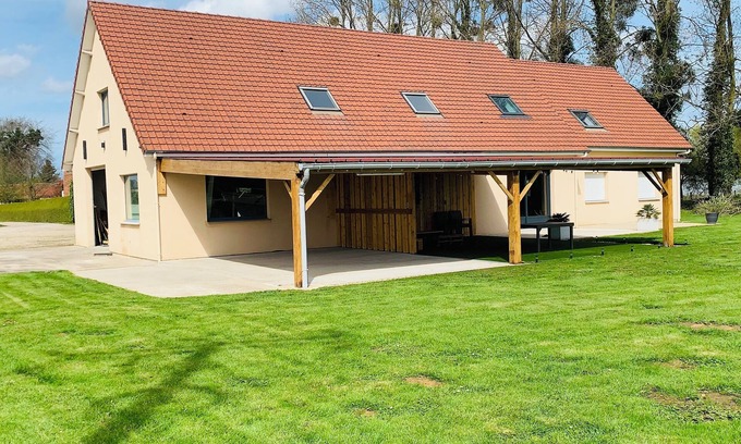 Auppegard House | Maison en Pleine Campagne Avec ses Aménagements Exceptionnels vue Panoramique