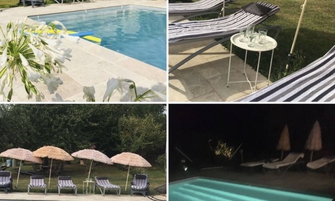 Chatres House | Maison Familiale au Calme à la Campagne. Animaux de Compagnie Acceptés ! Piscine