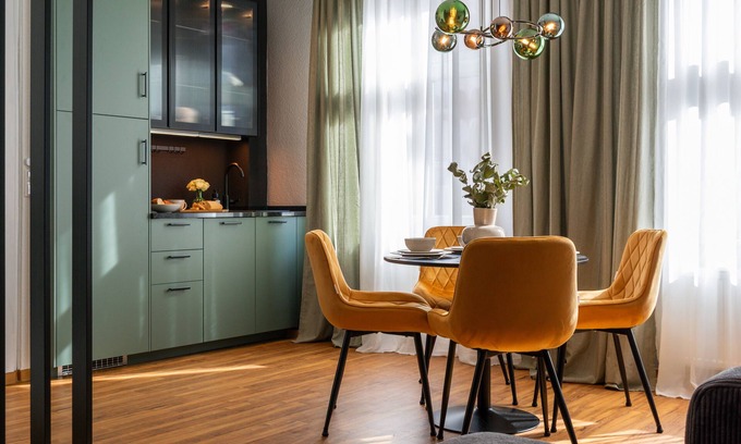 Colditz Apartment | Maison & Mood | Stylish studio with high-quality kitchen in Colditz