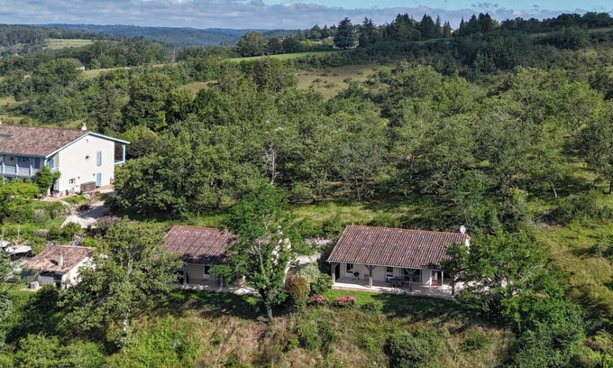 La Fagette House | Maison Oléa - Gîte "moréna" Avec vue sur la Vallée de la Vézère