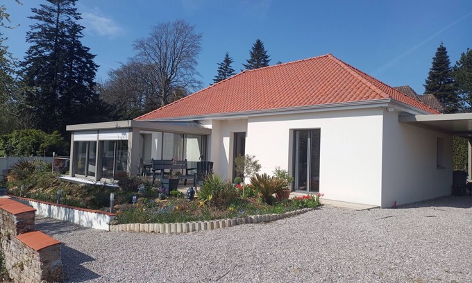 Condette House | Maison Plain Pied Dans un Cadre Verdroyant