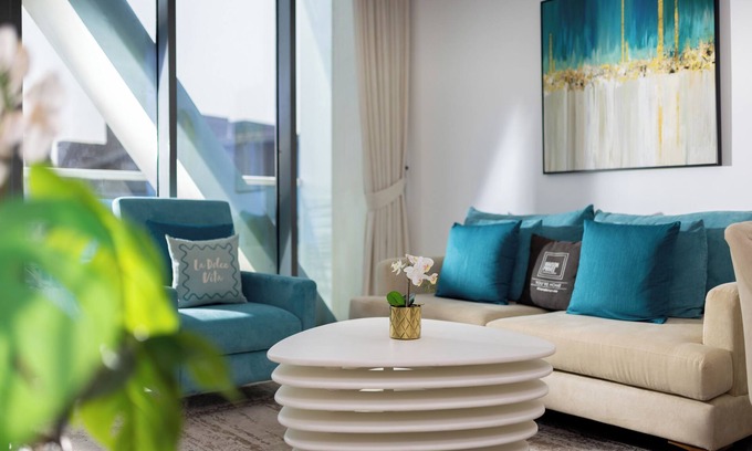 Palm Jumeirah Apartment | Maison Privee - Elegant Palm Retreat w/Iconic Sea and Marina Vws