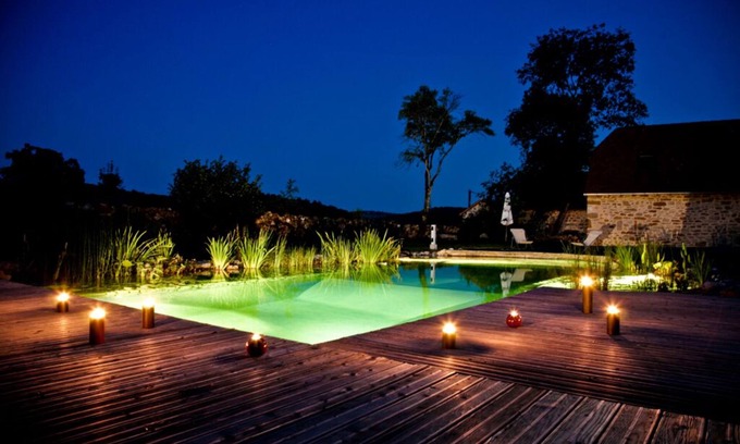 Frontenac House | Maison Quercy authentic charm, great comfort, natural swimming pool with trees