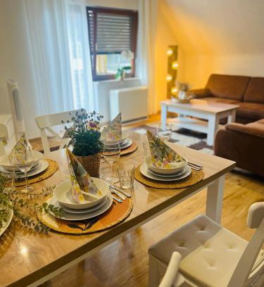 Weikersheim Apartment | Maisonette Wohnung Sophie mit Balkon und Terrasse