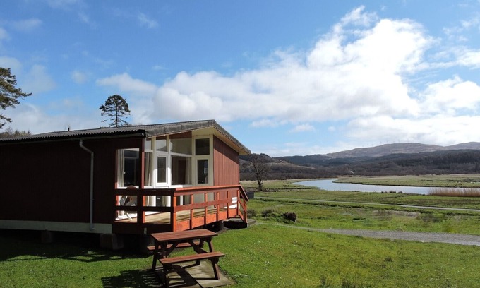 Lochgilphead Ski Chalet | Malabar Chalet with Full Length Windows and Spectacular Loch Views