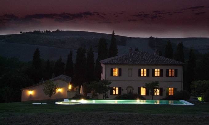 Montalcino Villa | Manor Villa with private pool and SPA surrounded by greenery