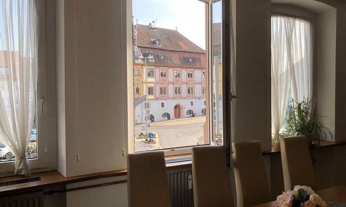 Bad Konigshofen Apartment | Marketplace view apartment (120sqm) with modern kitchen