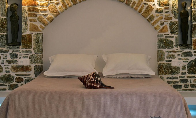 Karavostasis Apartment | Marvelous Folegandros Apartment | 1 Bedroom Suite | Apartment Inosuke | Furnished Sun Terrace with.
