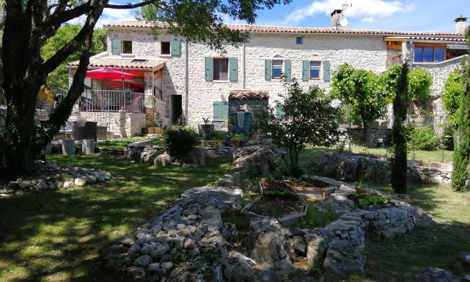 Les Vans House | Mas Gricoco - private veranda, garden, pool and jacuzzi