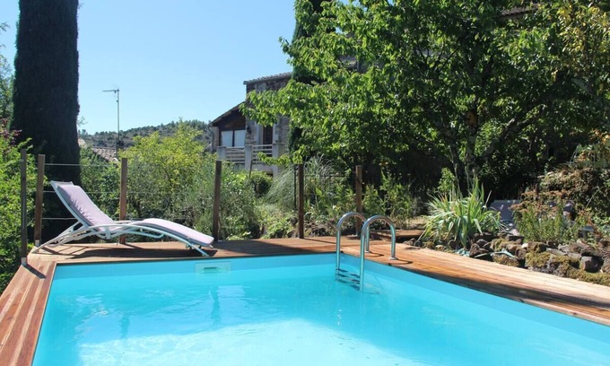 Banne Other | Mas l'Esquirou - Authentic Ardèche mas with swimming pool, wooded garden