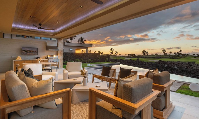 Waikoloa House | Mauna Lani Lux 6BD Estate: Golf, Ocean Views & Infinity Pool at One Ocean