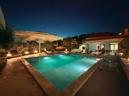 Znjan Villa | Mediterranean Oasis Seaside Villa with Pool