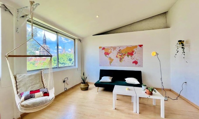 Colonia Roma Apartment | Mejores vistas de RomaNorte p descansar y trabajar