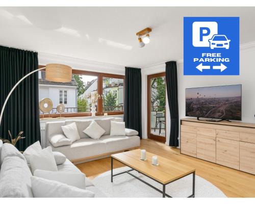 Burgerpark Apartment | MEL&BENS Modern Oak-Apartments für bis zu 12 Personen