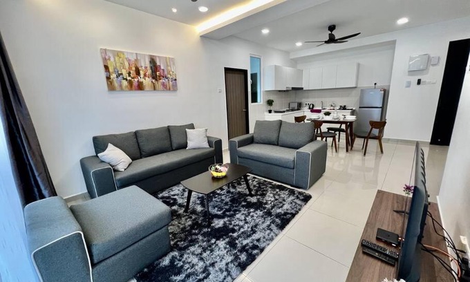 Malacca City Apartment | Middle Town Breezy Stay {Novo8} 4pax-Wifi