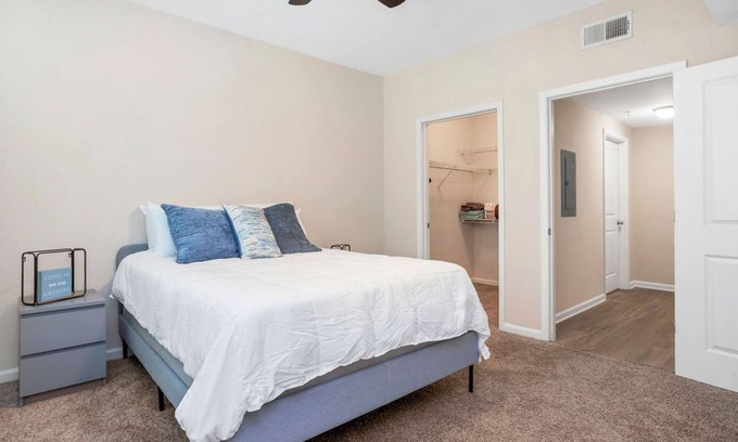 Westside Apartment | Midtown Contemporary Getaway with Spacious Balcony