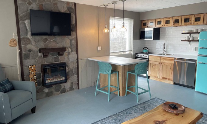 Weirs Beach Condo | Million Dollar View of Lake Winnipesaukee! Private balconynFlexible check in/out