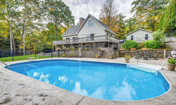 Milton House | Milton Hidden Gem w/Pool, Hot Tub & Fireplace!