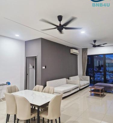 Melayu Apartment | Minimalist Dual-Key Stay with 4BR at Farlim Penang