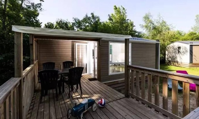 Herpelmont House | Mobil home Loggia 4 Personen
