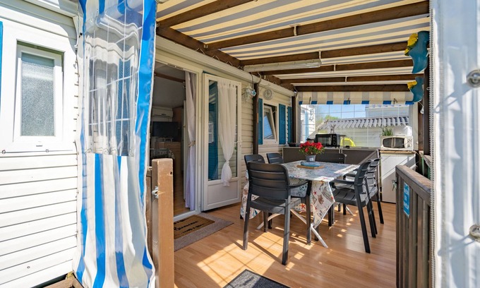 Saint-Sulpice-de-Royan RV Rental | Mobile Home "Royan Camping Royal Océan" with Shared Terrace & Shared Heated Indoor Pool