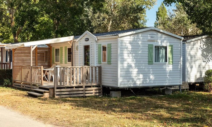 Villereal House | Mobile home - Aufgedeckte Terrasse