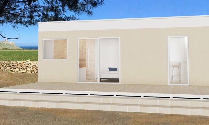 Otranto House | Mobile home with sauna and whirlpool sea view