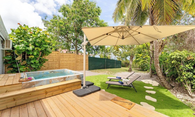 Grand-Bourg House | Moca Cabana is a charming bungalow designed for a getaway for two