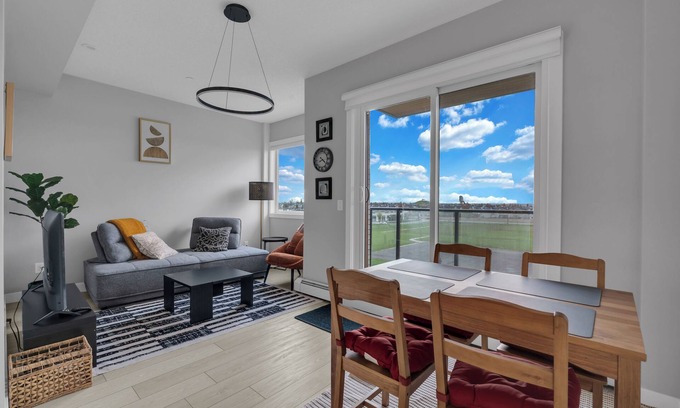 West Springs Condo | Modern 2BR Suite with Underground Parking in SW Calgary