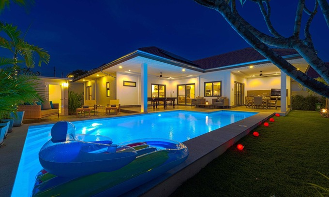 Hua Hin Villa | Modern 3 Bedroom Private Pool Villa -ML7
