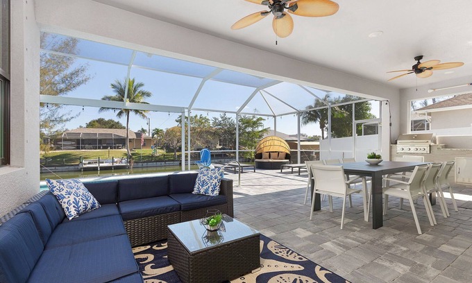 Trafalgar House | Modern 4BD/3BH Waterfront Home with Heated Pool and Golf Access and EV Charger