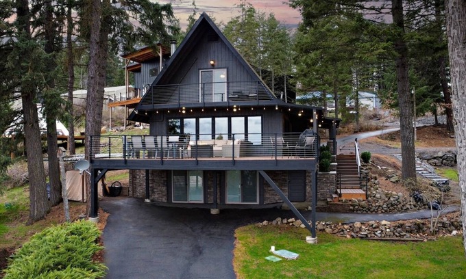 Worley Cabin | Modern A-Frame Cabin| Boat Slip&Golf Cart Included