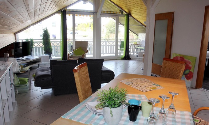 Ober-Abtsteinach Apartment | Modern and spacious attic apartment in Abtsteinach im Odenwald